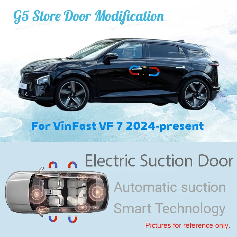 For VinFast VF 7 2024-present Car Electric Suction Door Power-assisted Closing Door Soft-close Function
For VinFast VF 7 2024-present Car Electric Suction Door Power-assisted Closing Door Soft-close Function