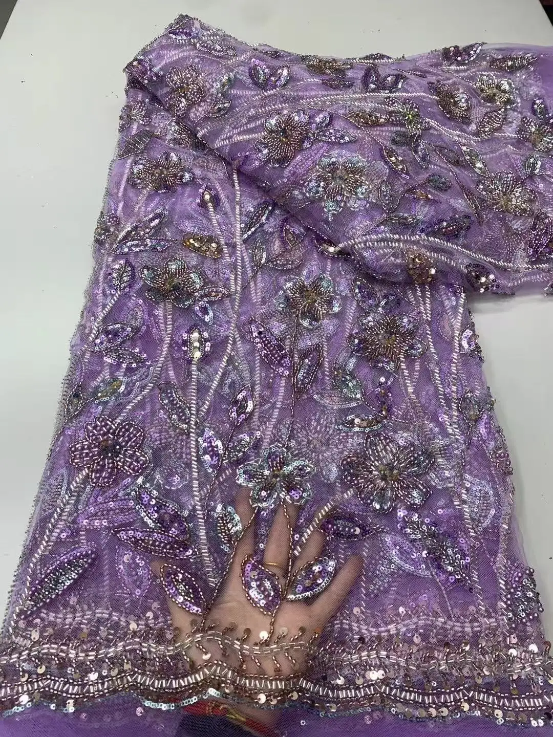 Luxury African Heavy Beaded Lace Fabric French Sequins Lace Fabric 2025 Nigerian Tulle Lace Fabric 5 Yards Christmas Materiel
Luxury African Heavy Beaded Lace Fabric French Sequins Lace Fabric 2025 Nigerian Tulle Lace Fabric 5 Yards Christmas Materiel