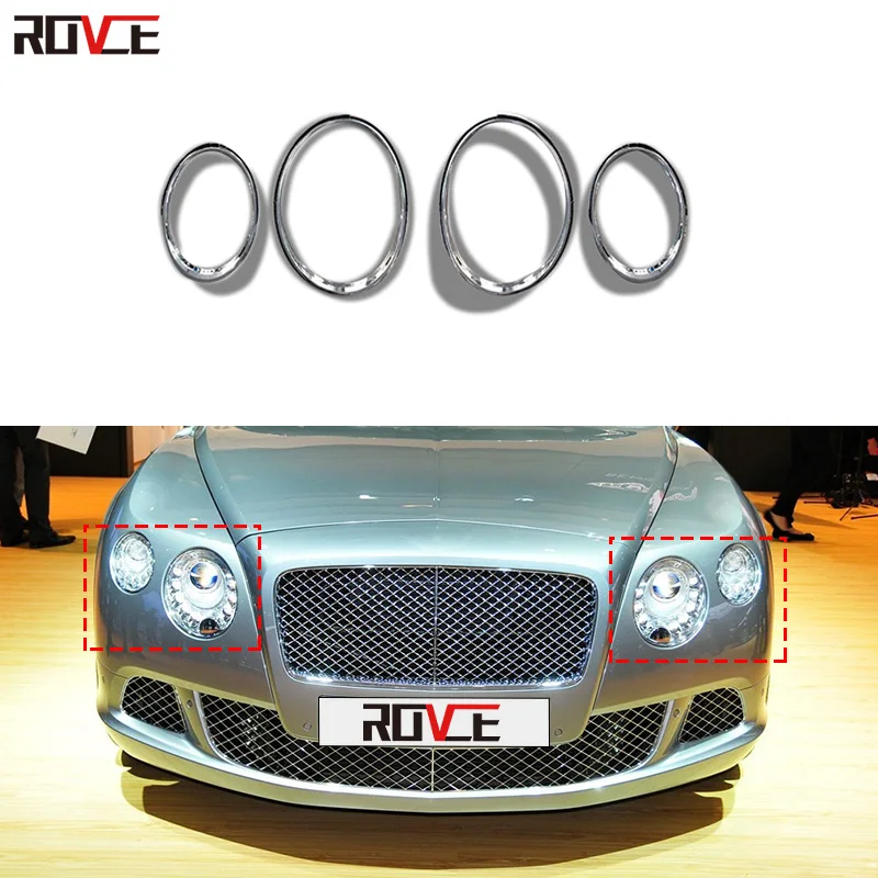 ROVCE Car Headlight Frame Fog Light Cover For Bentley GT 2012-2019 3W3807823 Car Protector Auto Part Accessories
ROVCE Car Headlight Frame Fog Light Cover For Bentley GT 2012-2019 3W3807823 Car Protector Auto Part Accessories