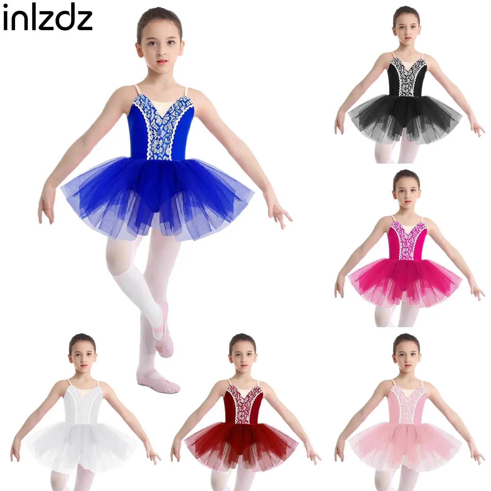 Kids Girls Ballet Dance Ball Gown Dress Sleeveless Adjustable Spaghetti Straps Tutu Dress Gymnastics Leotard Performance Clothes
Kids Girls Ballet Dance Ball Gown Dress Sleeveless Adjustable Spaghetti Straps Tutu Dress Gymnastics Leotard Performance Clothes