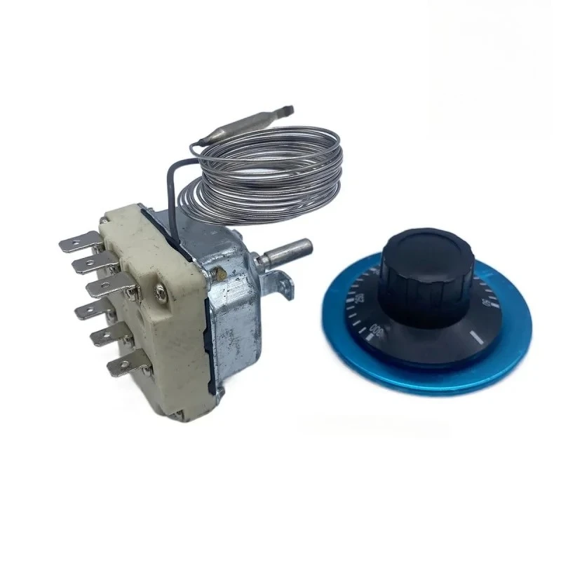 Parts 380V 16A 200CM Wire 6 Pins 50-300 Degree Safe Control Temperature Limiter Thermostat With Knob N
Parts 380V 16A 200CM Wire 6 Pins 50-300 Degree Safe Control Temperature Limiter Thermostat With Knob N