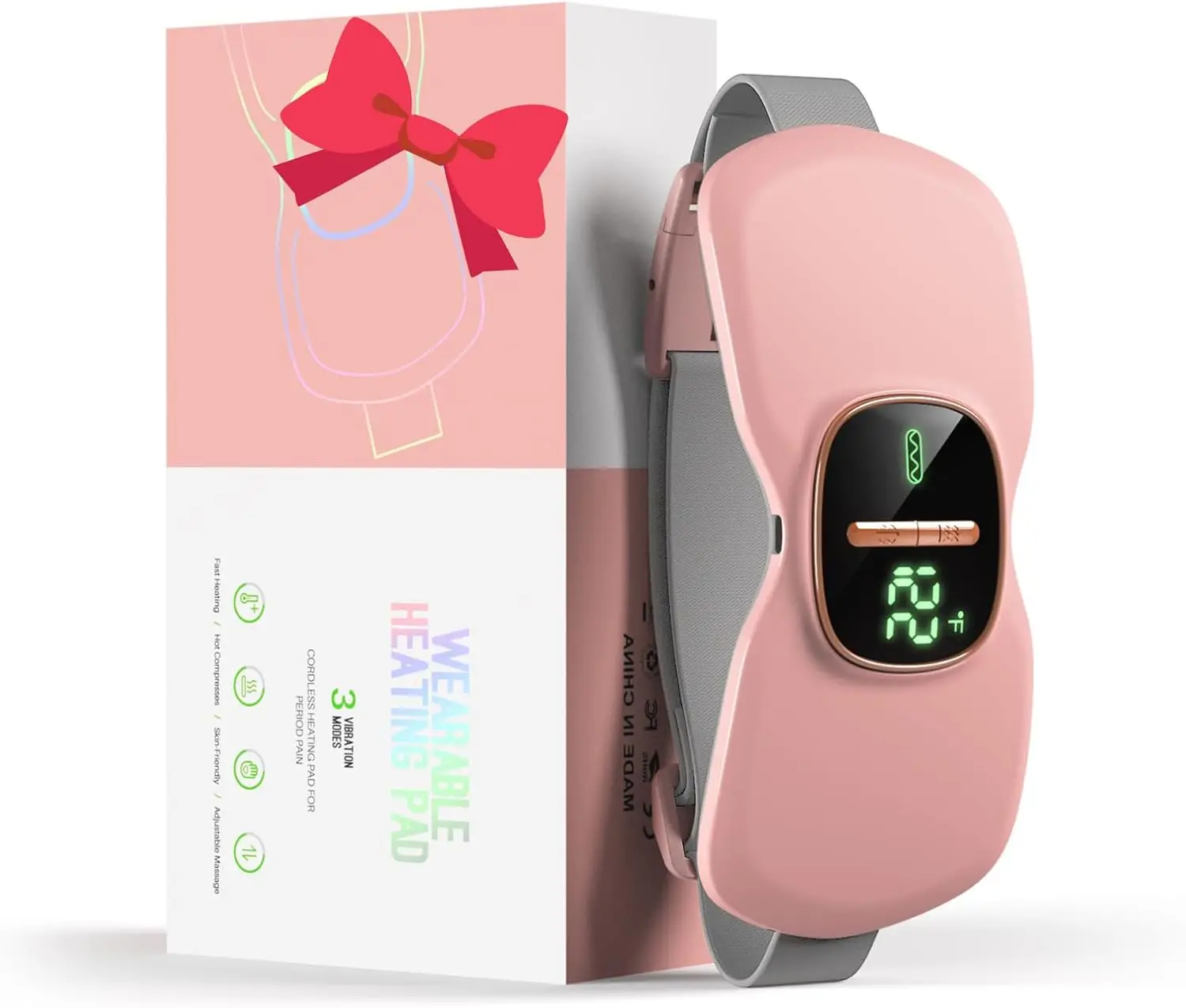 Грелка для менструальных судорог, портативная грелка для периода, грелка для облегчения боли для менструальных судорог, обогрев спины или живота
Грелка для менструальных судорог, портативная грелка для периода, грелка для облегчения боли для менструальных судорог, обогрев спины или живота