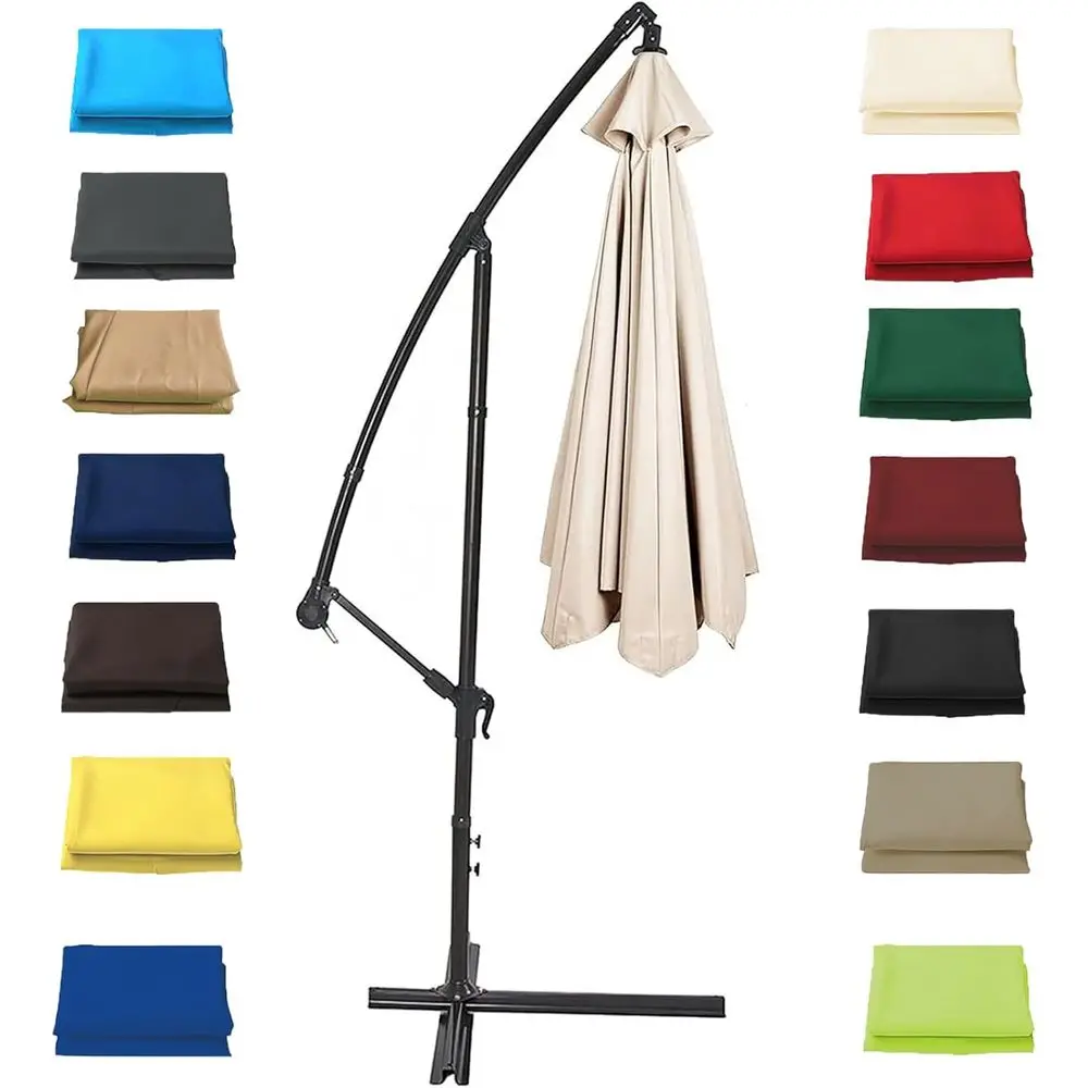 11-Foot Cantilever Umbrella with 8 Ribs or Waterproof UV-Resistant Replacement Cover
11-Foot Cantilever Umbrella with 8 Ribs or Waterproof UV-Resistant Replacement Cover