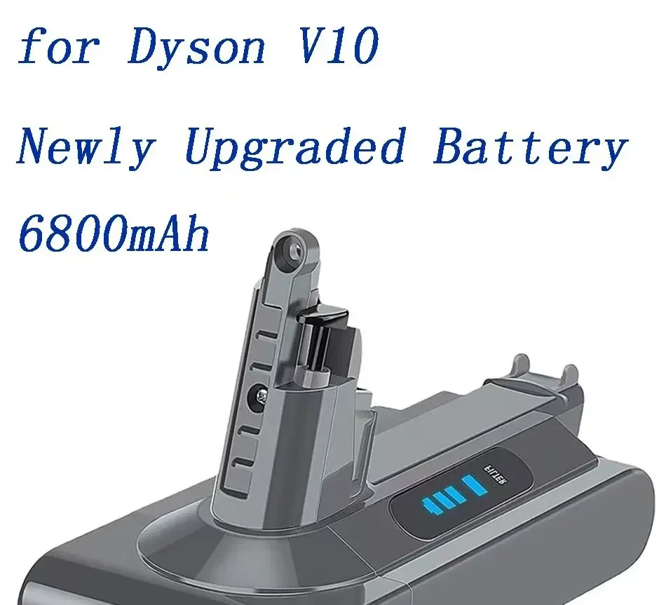 Long Lasting 6000-12800mAh 21.6V Battery for Dyson V6 V7 V8 V10 Handheld Vacuum, SV10/SV11/SV12/DC62 Spare Replacement
Long Lasting 6000-12800mAh 21.6V Battery for Dyson V6 V7 V8 V10 Handheld Vacuum, SV10/SV11/SV12/DC62 Spare Replacement