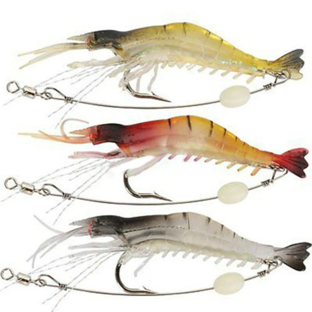 3pcs Shrimp Shape Luminous Lure With Hook Simulation Realistic Bait Rubber Material Soft Bait Suitable For Perch Catfish
3pcs Shrimp Shape Luminous Lure With Hook Simulation Realistic Bait Rubber Material Soft Bait Suitable For Perch Catfish
