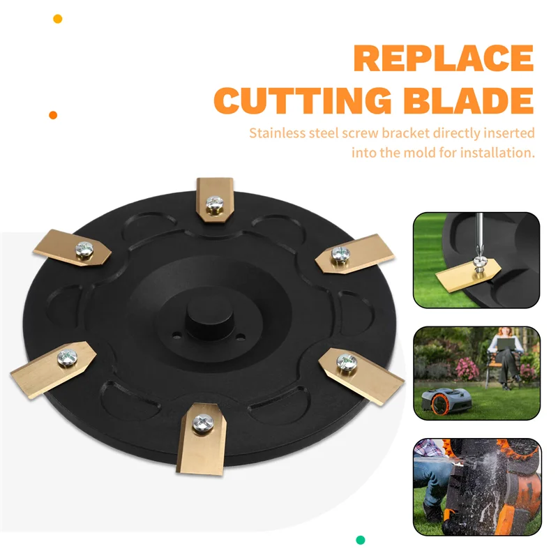 【Home-Accessories】6 Blade Disc With 6Pcs Blades Compatible Segway Navimow Robotic Lawnmower I105N, I108N & I110N,With
【Home-Accessories】6 Blade Disc With 6Pcs Blades Compatible Segway Navimow Robotic Lawnmower I105N, I108N & I110N,With