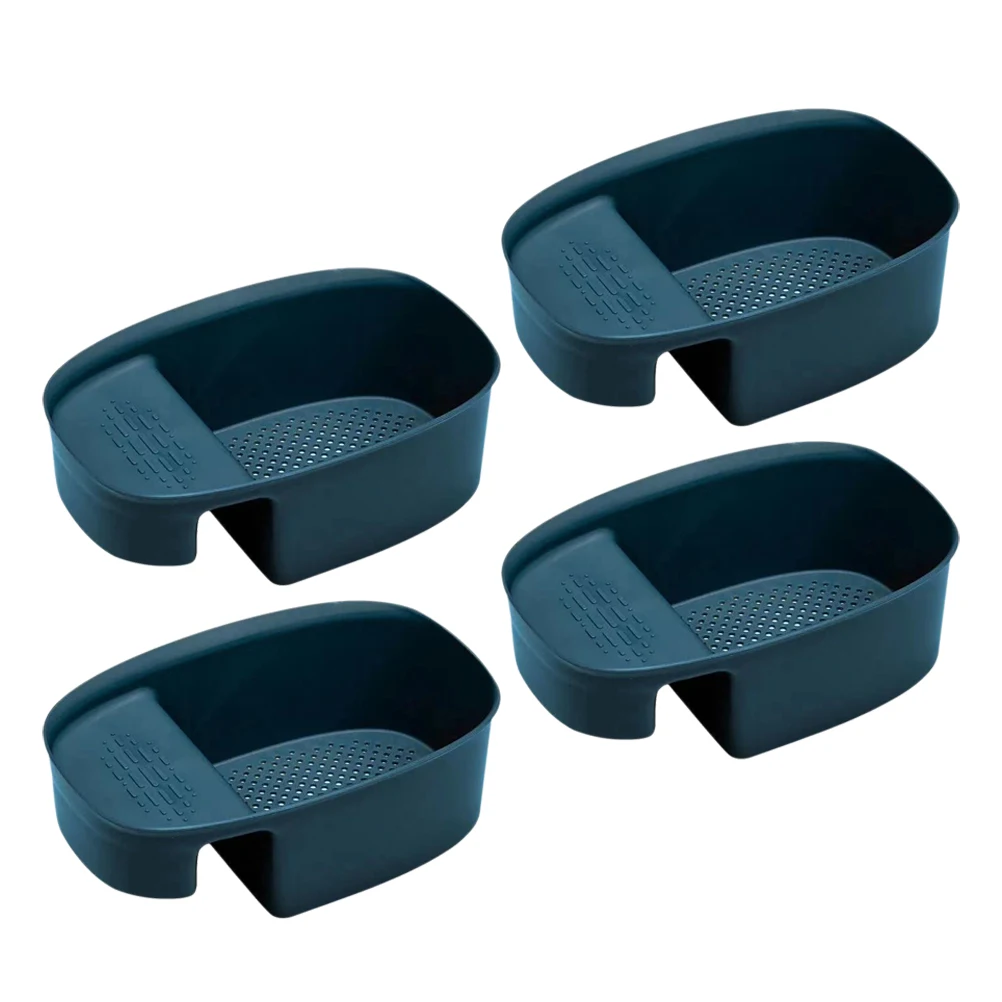 4 Pcs Kitchen Strainer Blue Plastic Colander Large Capacity Drain Basket Vegetable Washing Sink Filter Kitchen Sink Drainer
4 Pcs Kitchen Strainer Blue Plastic Colander Large Capacity Drain Basket Vegetable Washing Sink Filter Kitchen Sink Drainer