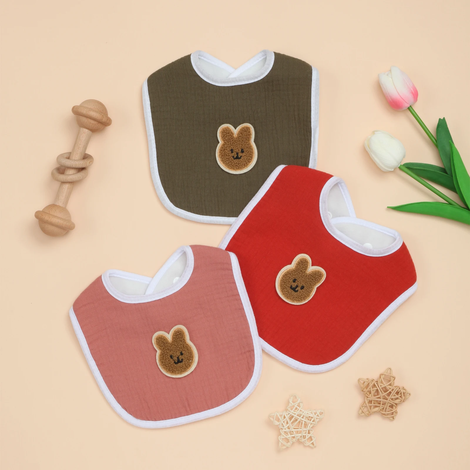 3 Pack Baby Bibs Super Soft Cotton Bibs for Boys & Girls, Absorbent Thick Infants Drool Bib, Feeding and Teething
3 Pack Baby Bibs Super Soft Cotton Bibs for Boys & Girls, Absorbent Thick Infants Drool Bib, Feeding and Teething