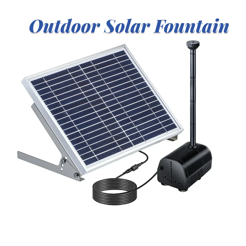 Outdoor Garden Solar Fountain Bracket Fixed Solar Panel Super Strong Water Spray Height Bird Bath Waterfall 12W
Outdoor Garden Solar Fountain Bracket Fixed Solar Panel Super Strong Water Spray Height Bird Bath Waterfall 12W