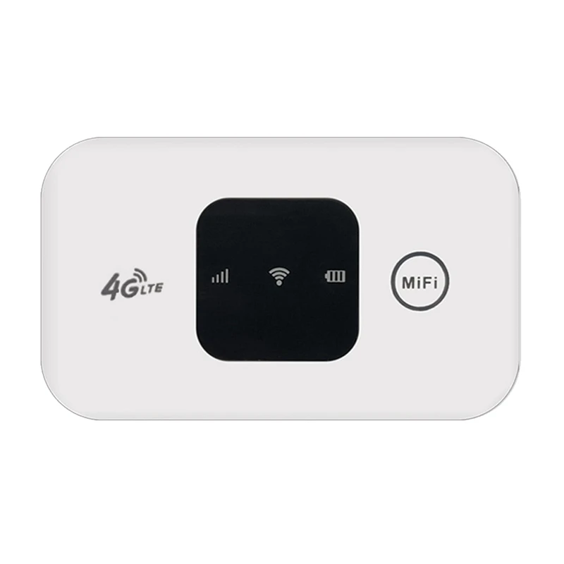 4G Wi-Fi-маршрутизатор Mifi 150 Мбит/с Wi-Fi-модем Белый Поддержка 10 пользователей с слотом для SIM-карты
4G Wi-Fi-маршрутизатор Mifi 150 Мбит/с Wi-Fi-модем Белый Поддержка 10 пользователей с слотом для SIM-карты