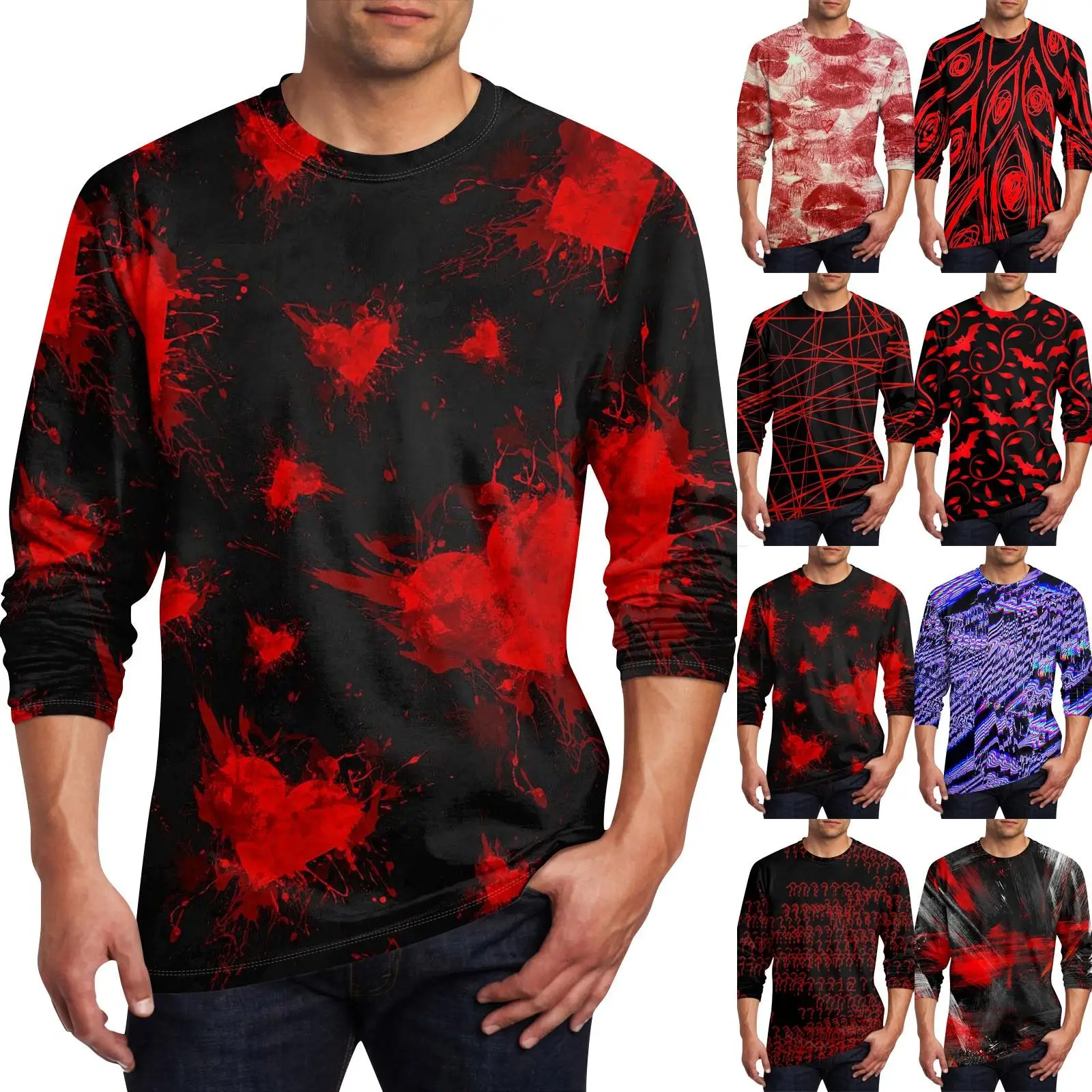 New Spring And Autumn Boys Long Sleeve T-Shirt Fashion Trend 3d Printed Street Personality O Collar Loose Top Daily Casual Top
New Spring And Autumn Boys Long Sleeve T-Shirt Fashion Trend 3d Printed Street Personality O Collar Loose Top Daily Casual Top