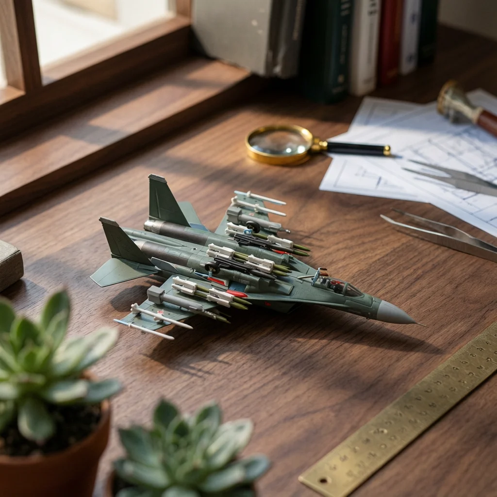 SU-27 Fighter Jet Model Alloy Fighter Jet Model with Missiles Toy Detailed Collectible for Collectors, Desk Display, Office
SU-27 Fighter Jet Model Alloy Fighter Jet Model with Missiles Toy Detailed Collectible for Collectors, Desk Display, Office