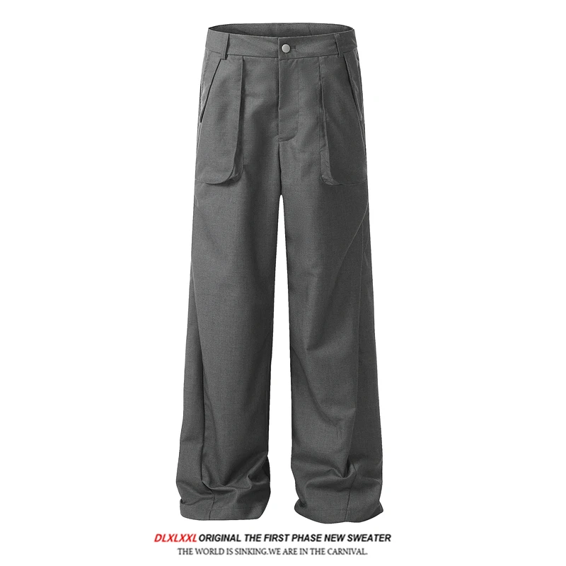 GXFortune American High Street Casual Pants Men's Loose Straight Leg West Pants Trendy Patchwork Design Summer Long Trousers
GXFortune American High Street Casual Pants Men's Loose Straight Leg West Pants Trendy Patchwork Design Summer Long Trousers