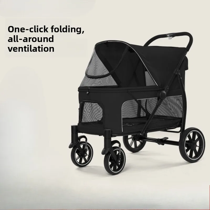 Extra Large Pet Stroller for Dogs Cats Multi Pets Outdoor Travel Carrier Cart
Extra Large Pet Stroller for Dogs Cats Multi Pets Outdoor Travel Carrier Cart