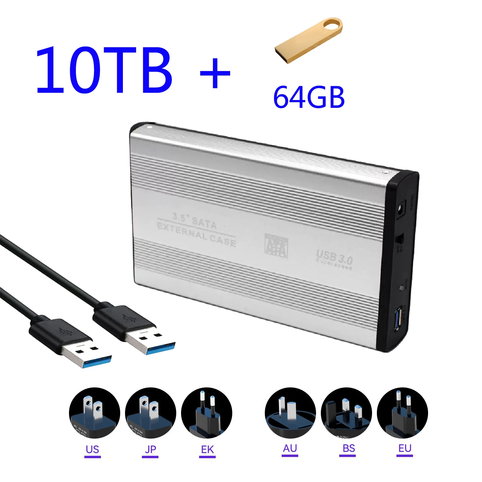 2026 NEW External Hard Drive Portable 3.5" disk 10TB High Speed Data Transfer USB3.0 Storage Compatible for Mac Desktop/PC/PS4
2026 NEW External Hard Drive Portable 3.5" disk 10TB High Speed Data Transfer USB3.0 Storage Compatible for Mac Desktop/PC/PS4