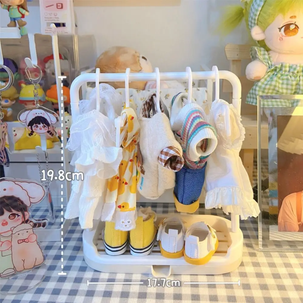 Plastic Doll Clothes Hanger Windproof Mini Dolls Clothes Storage Rack Durable Multi Functional Doll Clothes Display Rack
Plastic Doll Clothes Hanger Windproof Mini Dolls Clothes Storage Rack Durable Multi Functional Doll Clothes Display Rack