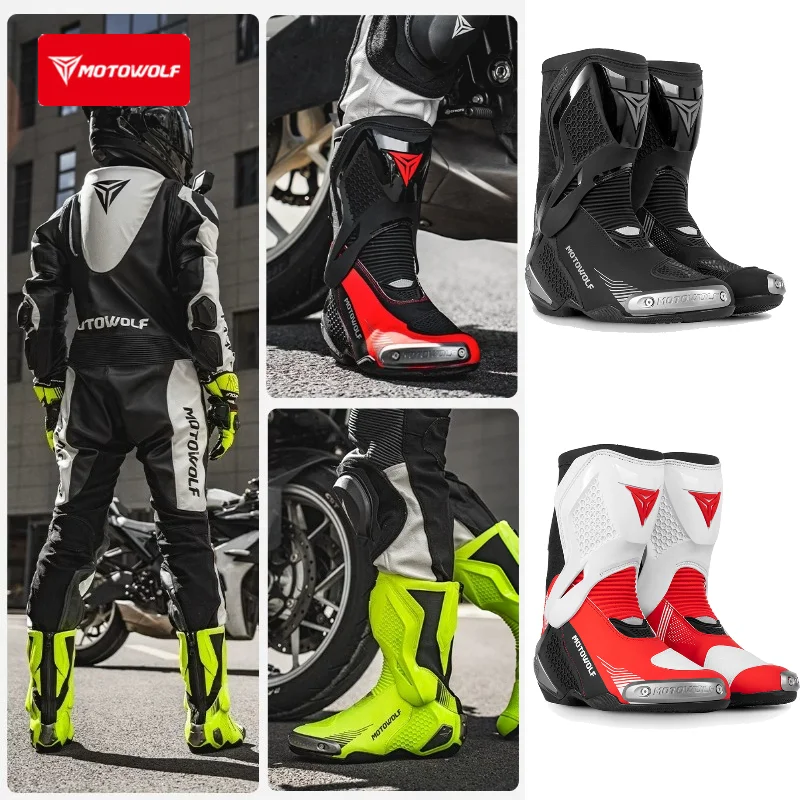 Motowolf Professional Motorcycle Riding Boots Men's Women's Off-road Road Breathable Anti-fallShoesRiderBotasMotoMotorcycleBoots
Motowolf Professional Motorcycle Riding Boots Men's Women's Off-road Road Breathable Anti-fallShoesRiderBotasMotoMotorcycleBoots