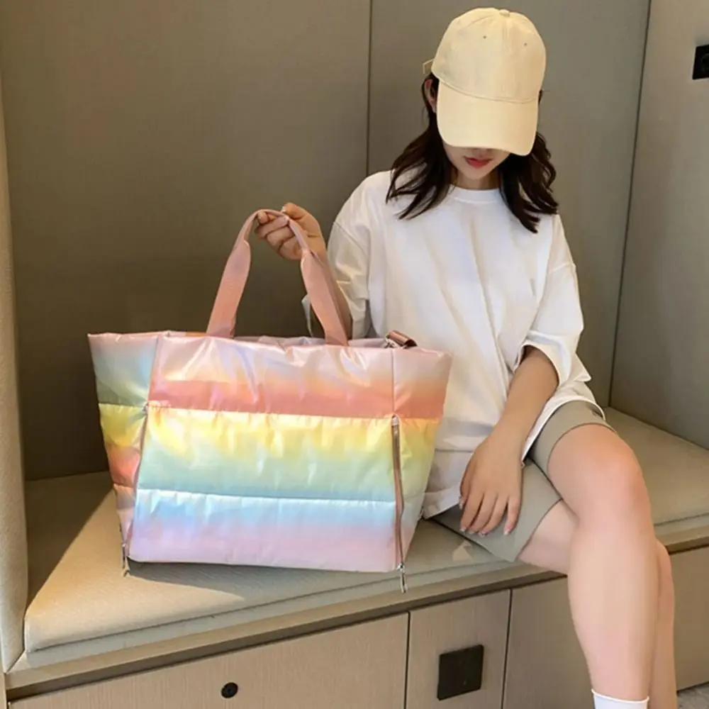 Large Capacity Women Gym Sports Bag LightWeight Soft Shoulder Yoga Mat Bag Foldable Dry Wet Separation
Large Capacity Women Gym Sports Bag LightWeight Soft Shoulder Yoga Mat Bag Foldable Dry Wet Separation