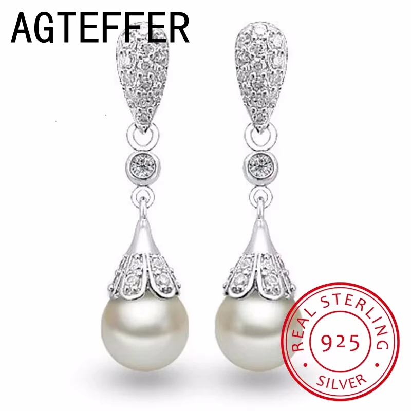 925 sterling silver Pearl Jewelry natural freshwater pearl drop earrings for women Silver Wedding Dangle Earring
925 sterling silver Pearl Jewelry natural freshwater pearl drop earrings for women Silver Wedding Dangle Earring