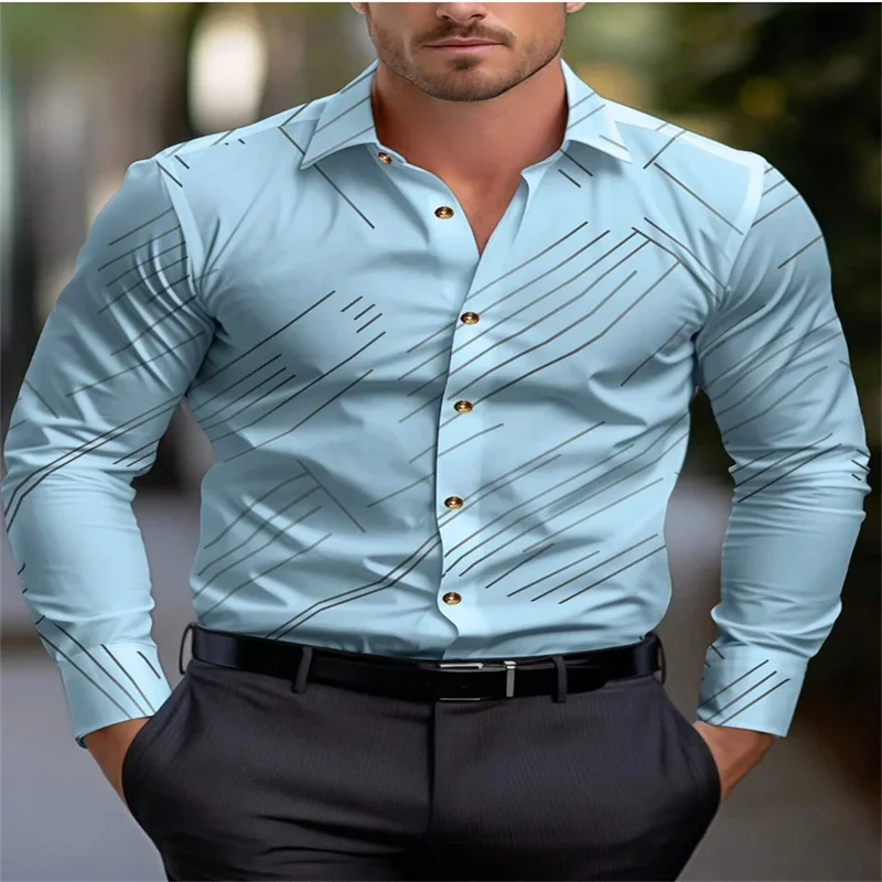 10 Colors Men's Formal Shirts Long Sleeve Button Shirt Striped Lapel Spring Autumn Winter Summer Business Casual Shirts XS-6XL
10 Colors Men's Formal Shirts Long Sleeve Button Shirt Striped Lapel Spring Autumn Winter Summer Business Casual Shirts XS-6XL