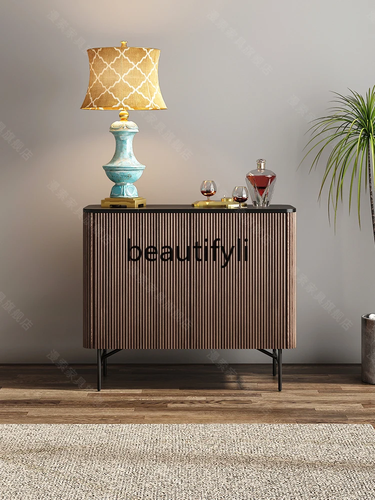 Solid wood dining side cabinet, antique living room, retro high-grade rock slab entrance cabinet
Solid wood dining side cabinet, antique living room, retro high-grade rock slab entrance cabinet