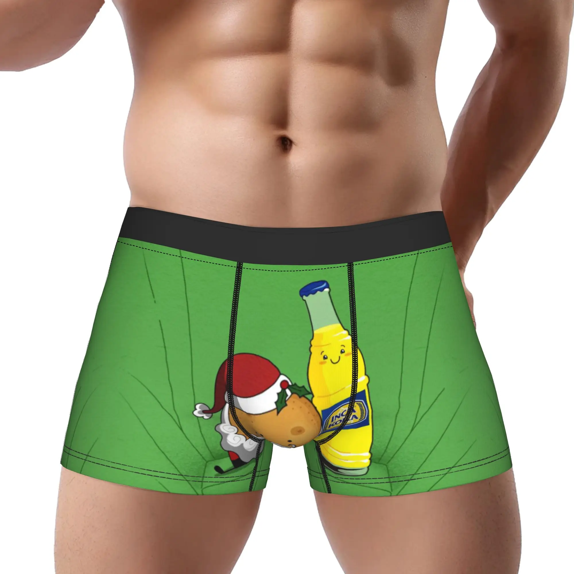 iInca Kola Christmas Potato Santa Cartoon iInca Kola Underpants Breathbale Panties Male Underwear Ventilate Shorts Boxer Briefs
iInca Kola Christmas Potato Santa Cartoon iInca Kola Underpants Breathbale Panties Male Underwear Ventilate Shorts Boxer Briefs