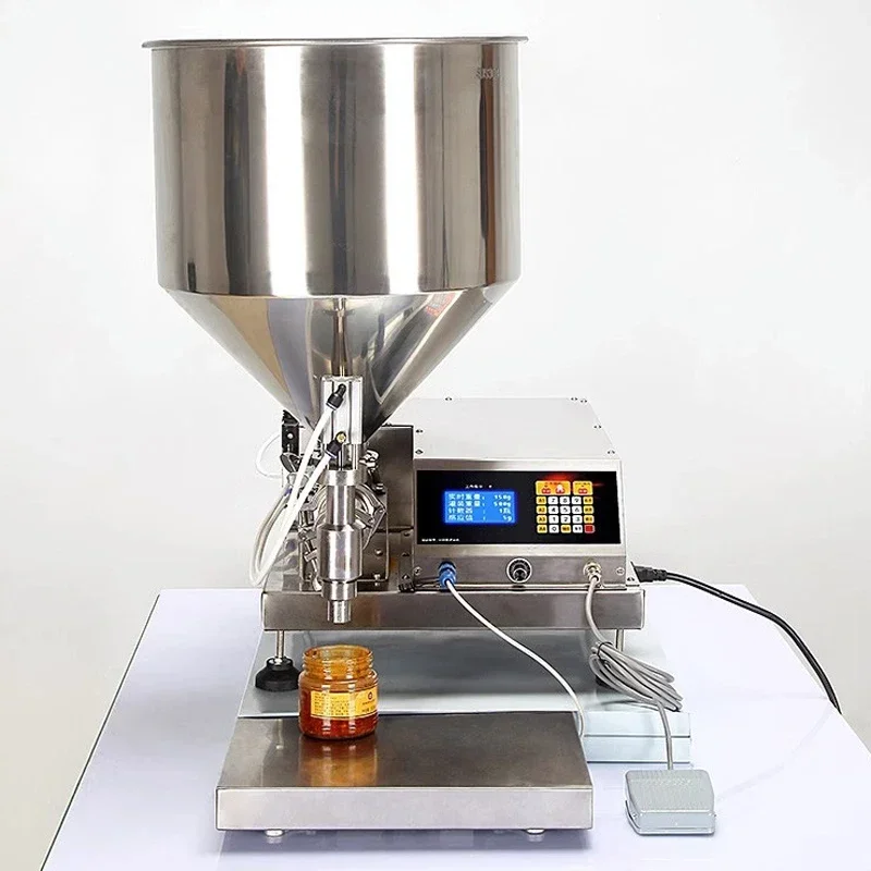 Liquid Weighing and Mixing, Sesame Chili Bean Paste Fully Automatic Quantitative Filling Machine Sauce Filling Machine,
Liquid Weighing and Mixing, Sesame Chili Bean Paste Fully Automatic Quantitative Filling Machine Sauce Filling Machine,