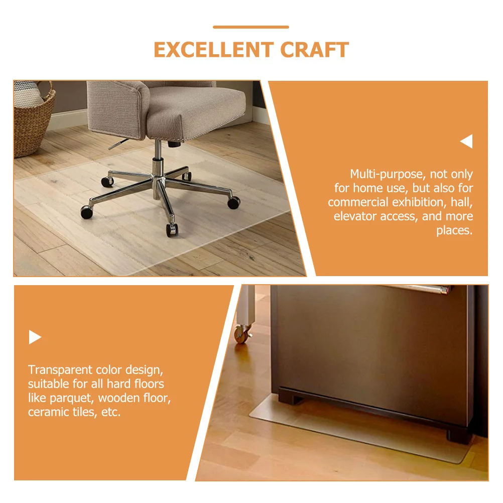 Clear Chair Mat Non-Slip Waterproof Floor Protector for Hardwood Carpets Desks Sofas Transparent Design Anti-Scratch
Clear Chair Mat Non-Slip Waterproof Floor Protector for Hardwood Carpets Desks Sofas Transparent Design Anti-Scratch