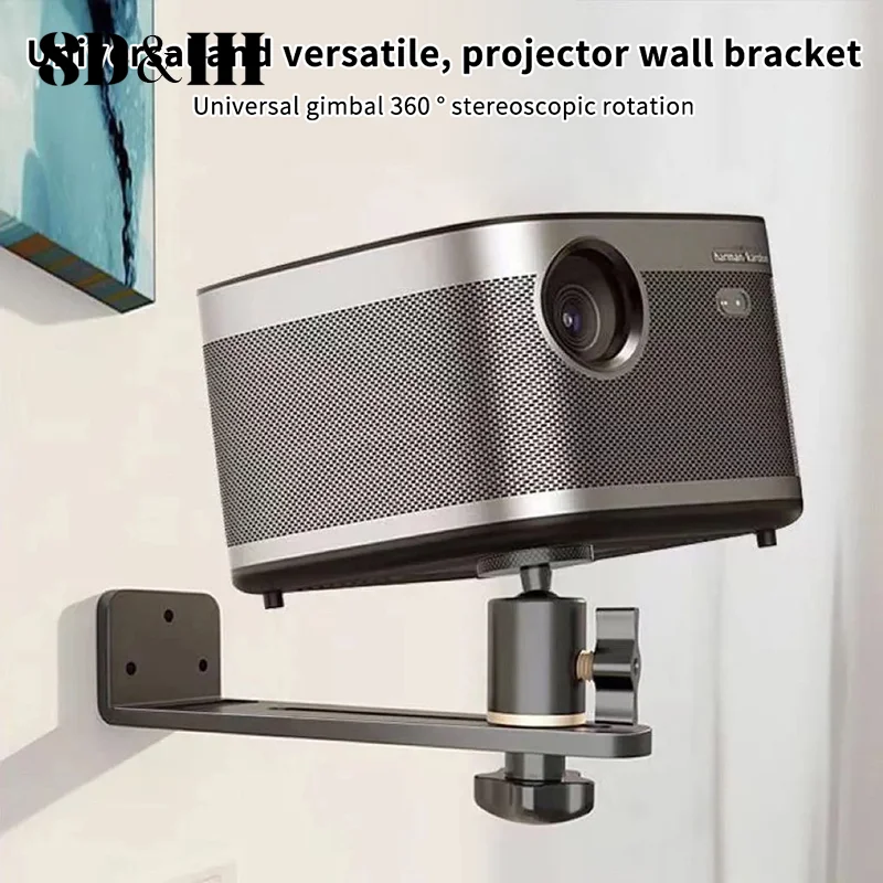Кронштейн портативного проектора 360° ° Вращающийся настенный держатель для проектора, универсальный винт 1/4 для подставки для проектора XGIMI JMGO Dangbei
Кронштейн портативного проектора 360° ° Вращающийся настенный держатель для проектора, универсальный винт 1/4 для подставки для проектора XGIMI JMGO Dangbei