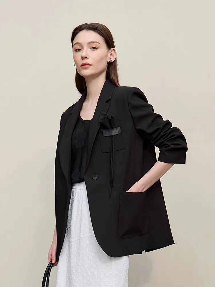 Женский блейзер Amii 2026: Новинка весенней коллекции, повседневный пиджак с отложным воротником, подплечниками и 3D цветочными деталями, универсальный свободный топ 12651016
Женский блейзер Amii 2026: Новинка весенней коллекции, повседневный пиджак с отложным воротником, подплечниками и 3D цветочными деталями, универсальный свободный топ 12651016