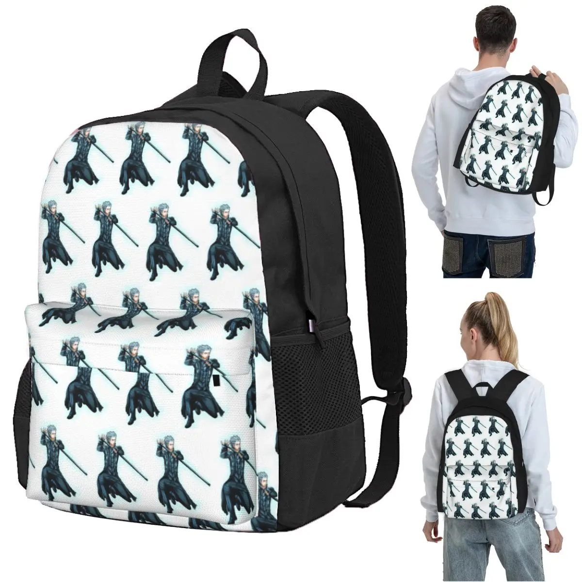 Devil Action May Cry Game Backpack Student BookBag Kids School Bag Computer Shoulder Bags for Men Women
Devil Action May Cry Game Backpack Student BookBag Kids School Bag Computer Shoulder Bags for Men Women