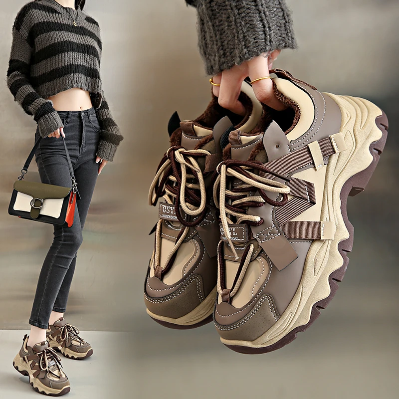 Dad's Shoes Women's Spring, Summer, and Autumn New Thick Sole Heightening Trendy and Versatile Casual Sports Shoes
Dad's Shoes Women's Spring, Summer, and Autumn New Thick Sole Heightening Trendy and Versatile Casual Sports Shoes