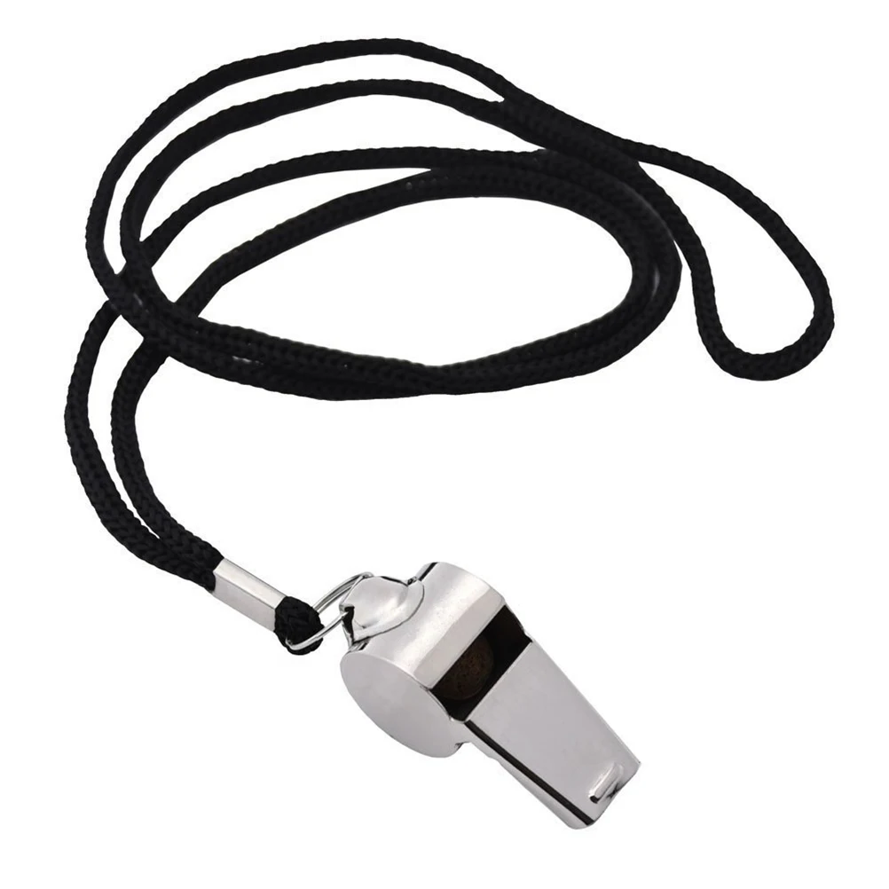 3 pcs StainlessSteelWhistles RefereeSoccer BlackLanyard SportsFirstAid Survival Outdoor Safety SelfDefense Trainers
3 pcs StainlessSteelWhistles RefereeSoccer BlackLanyard SportsFirstAid Survival Outdoor Safety SelfDefense Trainers