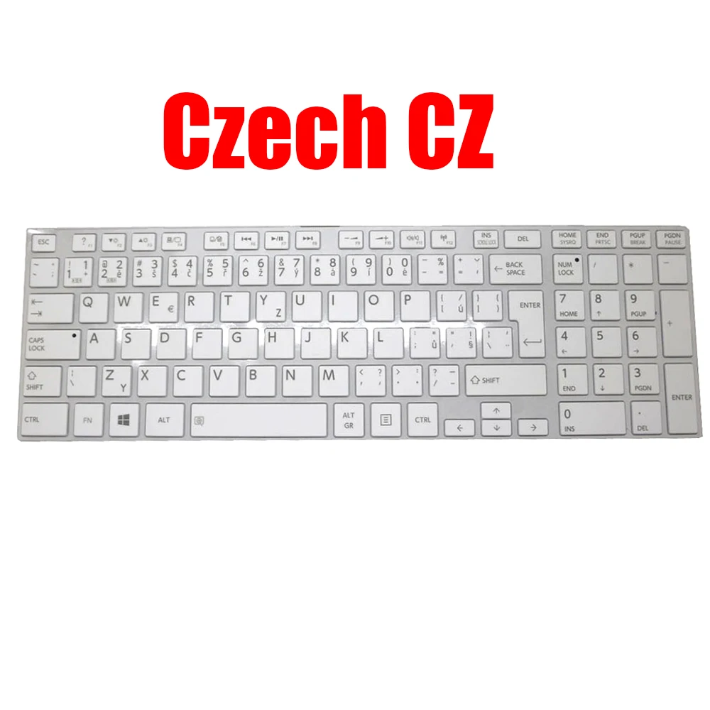 Czech CZ Laptop Keyboard For Toshiba For Satellite L50-A U50-A S70-A S75-A S70-B S50-A L70-A C70-A C75-A V138126BK1 White
Czech CZ Laptop Keyboard For Toshiba For Satellite L50-A U50-A S70-A S75-A S70-B S50-A L70-A C70-A C75-A V138126BK1 White