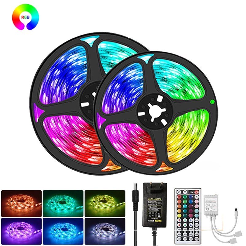 LED Strip Light For Room Decoration Rgb LED Ligths Strips 5050 Dimmable 44Key Rgb LED Tape Lights 30M Rgb LED Ribbon Strips
LED Strip Light For Room Decoration Rgb LED Ligths Strips 5050 Dimmable 44Key Rgb LED Tape Lights 30M Rgb LED Ribbon Strips