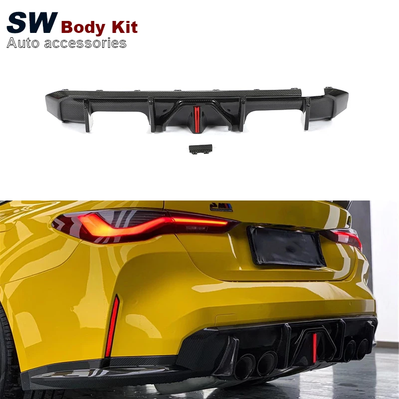 Сухой диффузор для заднего бампера из углеродного волокна для BMW M3 G80 M4 G82 G83, обновление с подсветкой, задний бампер, губа, задний разветвитель 2021-2023
Сухой диффузор для заднего бампера из углеродного волокна для BMW M3 G80 M4 G82 G83, обновление с подсветкой, задний бампер, губа, задний разветвитель 2021-2023
