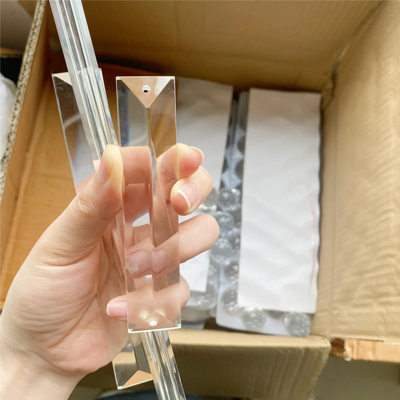 10pcs K9 Glass Rectangle Hanging Crystal Chandelier Prism Drop Pendant In One Or Two Holes For Lighting Parts Lamp Decor
10pcs K9 Glass Rectangle Hanging Crystal Chandelier Prism Drop Pendant In One Or Two Holes For Lighting Parts Lamp Decor