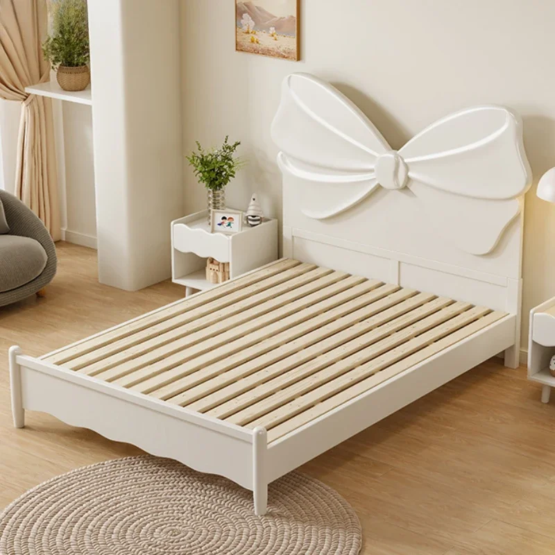 Nordic Style Elegant Children Bed Frame Girls White Luxury Solid Wood Bed Princess Loft Modern Beauty Beliche Backyard Furniture
Nordic Style Elegant Children Bed Frame Girls White Luxury Solid Wood Bed Princess Loft Modern Beauty Beliche Backyard Furniture