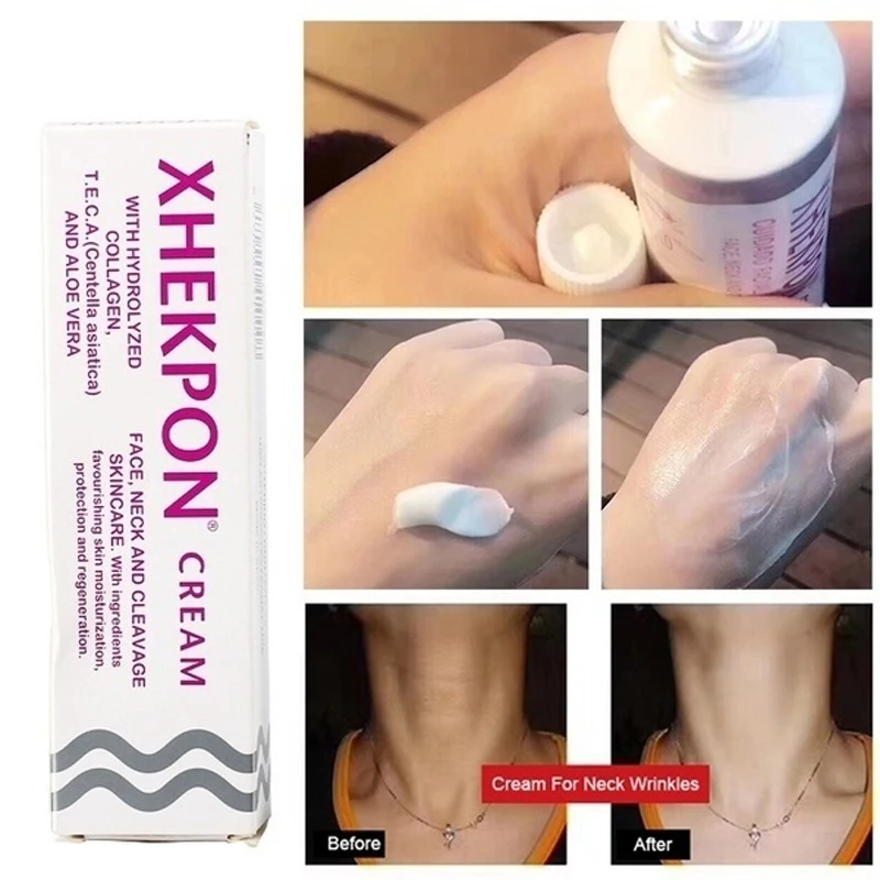 Xhekpon Crema Face Neck Cream 40ml Neckline Cream Wrinkle Smooth Anti Aging Whitening Cream Moisturizing Nourishing Neck Care
Xhekpon Crema Face Neck Cream 40ml Neckline Cream Wrinkle Smooth Anti Aging Whitening Cream Moisturizing Nourishing Neck Care