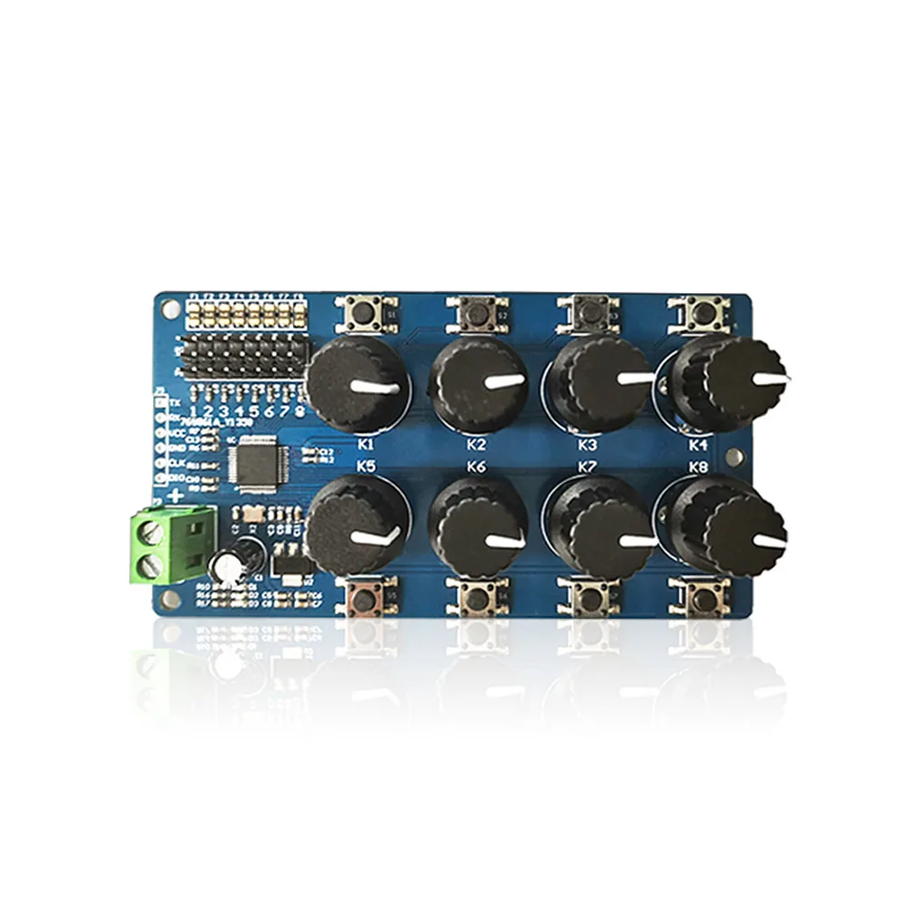 5-9V MG995 MG996 SG90 8 Channel Servos Adjustable Knob Serial Control Board Switch PWM Signal Steering Gear Debugging Module
5-9V MG995 MG996 SG90 8 Channel Servos Adjustable Knob Serial Control Board Switch PWM Signal Steering Gear Debugging Module