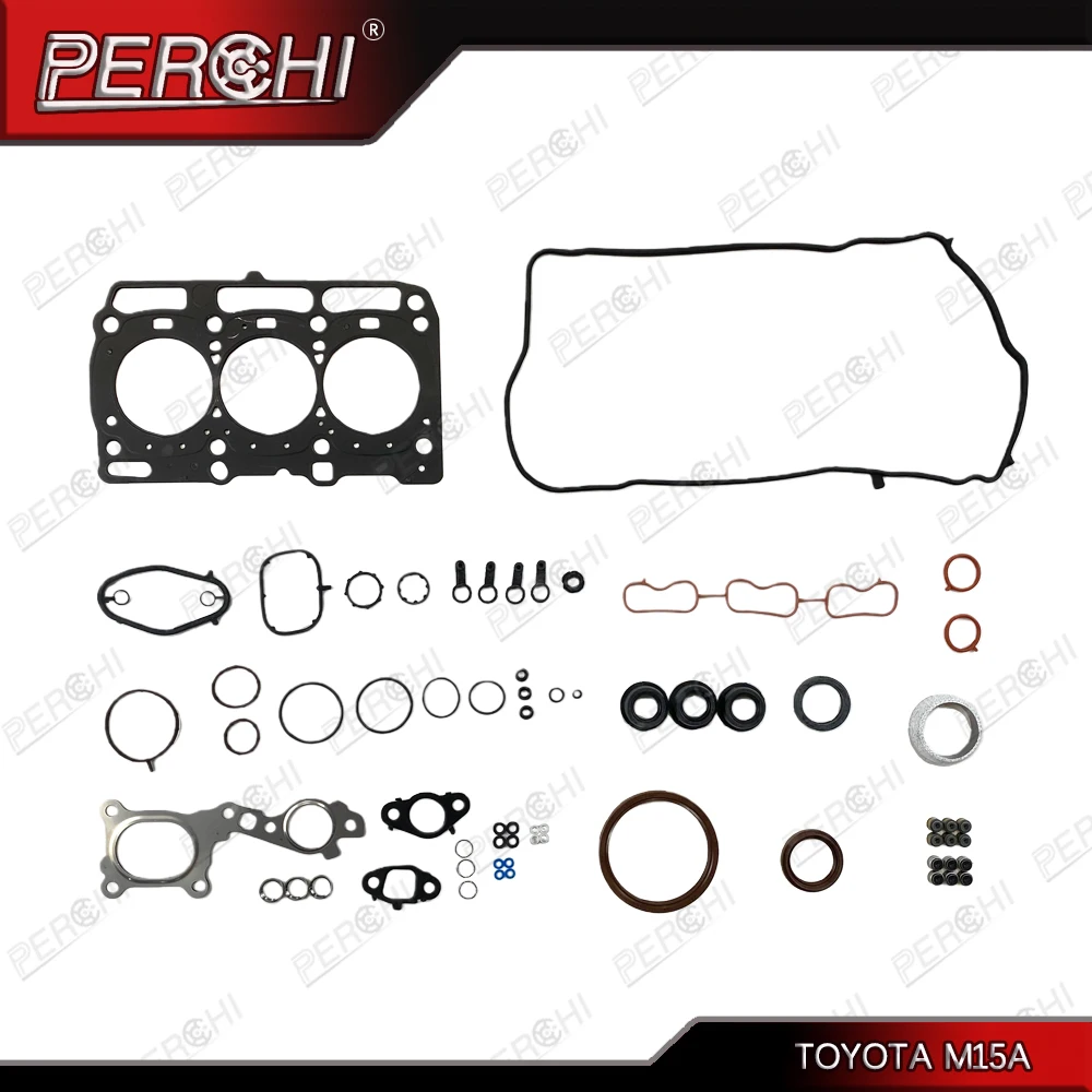 M15A-FXE M15A-FKS Комплект прокладок головки двигателя, полный комплект для TOYOTA AQUA II YARIS MXPA15 04111-15110 04111-15130 04111-F3020 058.260
M15A-FXE M15A-FKS Комплект прокладок головки двигателя, полный комплект для TOYOTA AQUA II YARIS MXPA15 04111-15110 04111-15130 04111-F3020 058.260