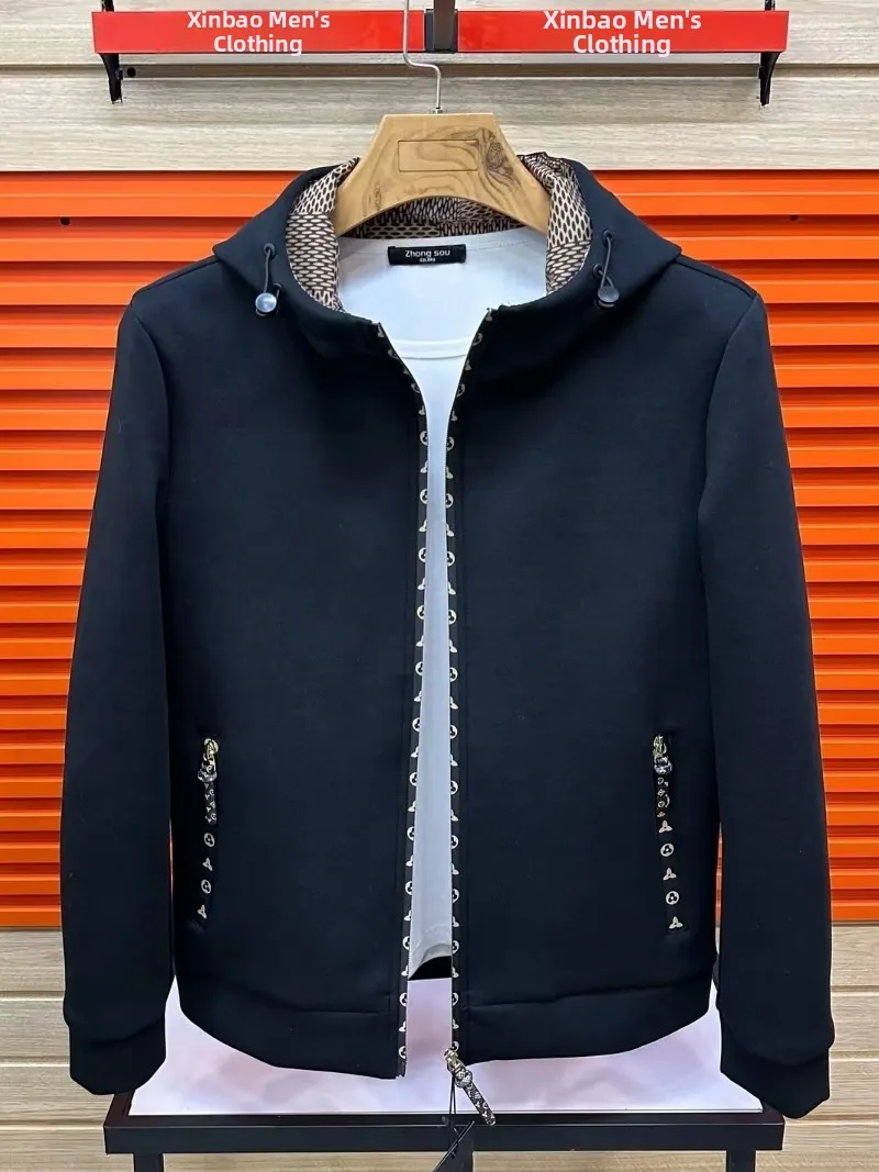 High Quality Men's Hooded Jacket New Spring Autumn Fashion Versatile Stylish Lightweight Luxury Standard Fit Long Sleeve Zipper
High Quality Men's Hooded Jacket New Spring Autumn Fashion Versatile Stylish Lightweight Luxury Standard Fit Long Sleeve Zipper