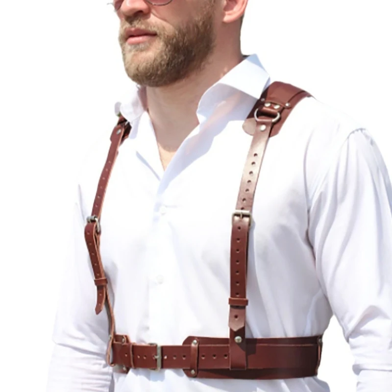 Rock Bands PU Belt Harness for Men Punk Sexy Halter Harness Role Play Supplies
Rock Bands PU Belt Harness for Men Punk Sexy Halter Harness Role Play Supplies