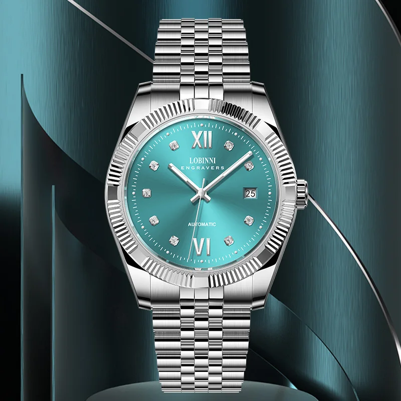 LOBINNI Sapphire Crystal Men's Mechanical Watch MIYOTA 8215 Movement 5Bar Waterproof Automatic Watch With Stainless Steel Strap
LOBINNI Sapphire Crystal Men's Mechanical Watch MIYOTA 8215 Movement 5Bar Waterproof Automatic Watch With Stainless Steel Strap