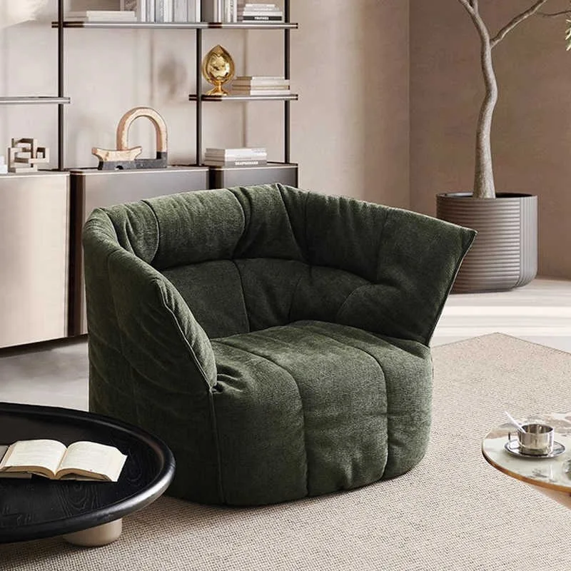 Designer living room single sofa chair household balcony lazy recliner sailing fabric leisure chair
Designer living room single sofa chair household balcony lazy recliner sailing fabric leisure chair