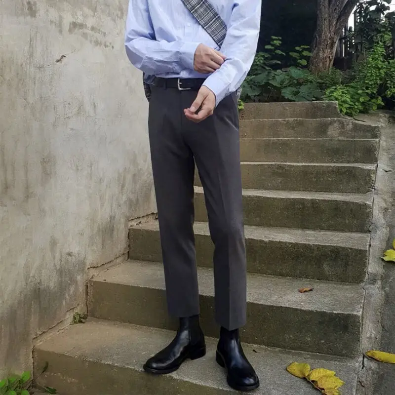 2023 New Business Casual Suit Clothing Men Solid Color Straight Office Formal Trousers Male Classic Style Suit Long Pants N06
2023 New Business Casual Suit Clothing Men Solid Color Straight Office Formal Trousers Male Classic Style Suit Long Pants N06