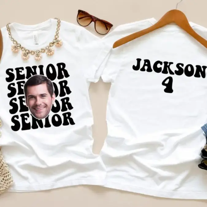 Custom Senior Face Name Graduation Shirt Funny Naughty Photo Print Shirt Unisex Personalized Gifts DIY Class School Tee
Custom Senior Face Name Graduation Shirt Funny Naughty Photo Print Shirt Unisex Personalized Gifts DIY Class School Tee