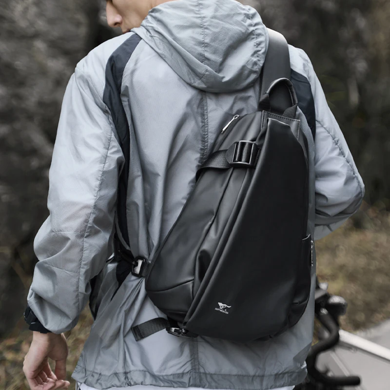 Septwolves Leather Men Slingbag Waterproof Travel One Shoulder Backpack Sport Crossbody Bag With Badminton Racket Insert Pocket
Septwolves Leather Men Slingbag Waterproof Travel One Shoulder Backpack Sport Crossbody Bag With Badminton Racket Insert Pocket