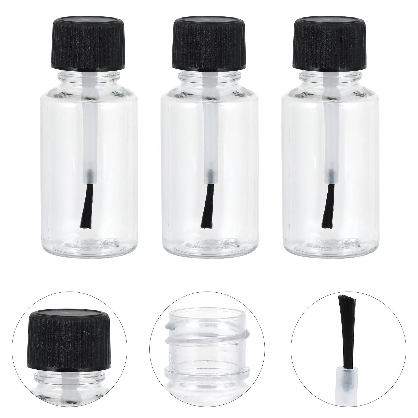 6 Pcs Empty Nail Polish Bottle Gel Bottles for Manicure Clean Container The Pet Supplies Black Travel
6 Pcs Empty Nail Polish Bottle Gel Bottles for Manicure Clean Container The Pet Supplies Black Travel