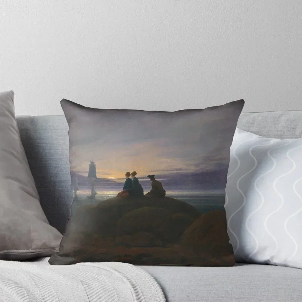 Moonrise by the Sea (1822) by Caspar David Friedrich Throw Pillow Decorative Sofa Cushions Sofa Cover pillow
Moonrise by the Sea (1822) by Caspar David Friedrich Throw Pillow Decorative Sofa Cushions Sofa Cover pillow